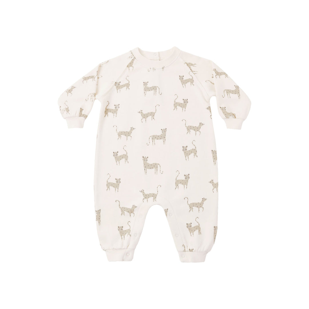 Raglan Jumpsuit with Leopards