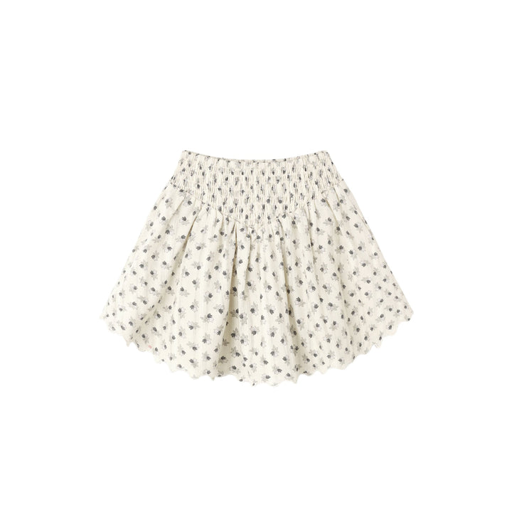 Rylee &amp; Cru Smocked V Mini Skirt in Vintage Floral