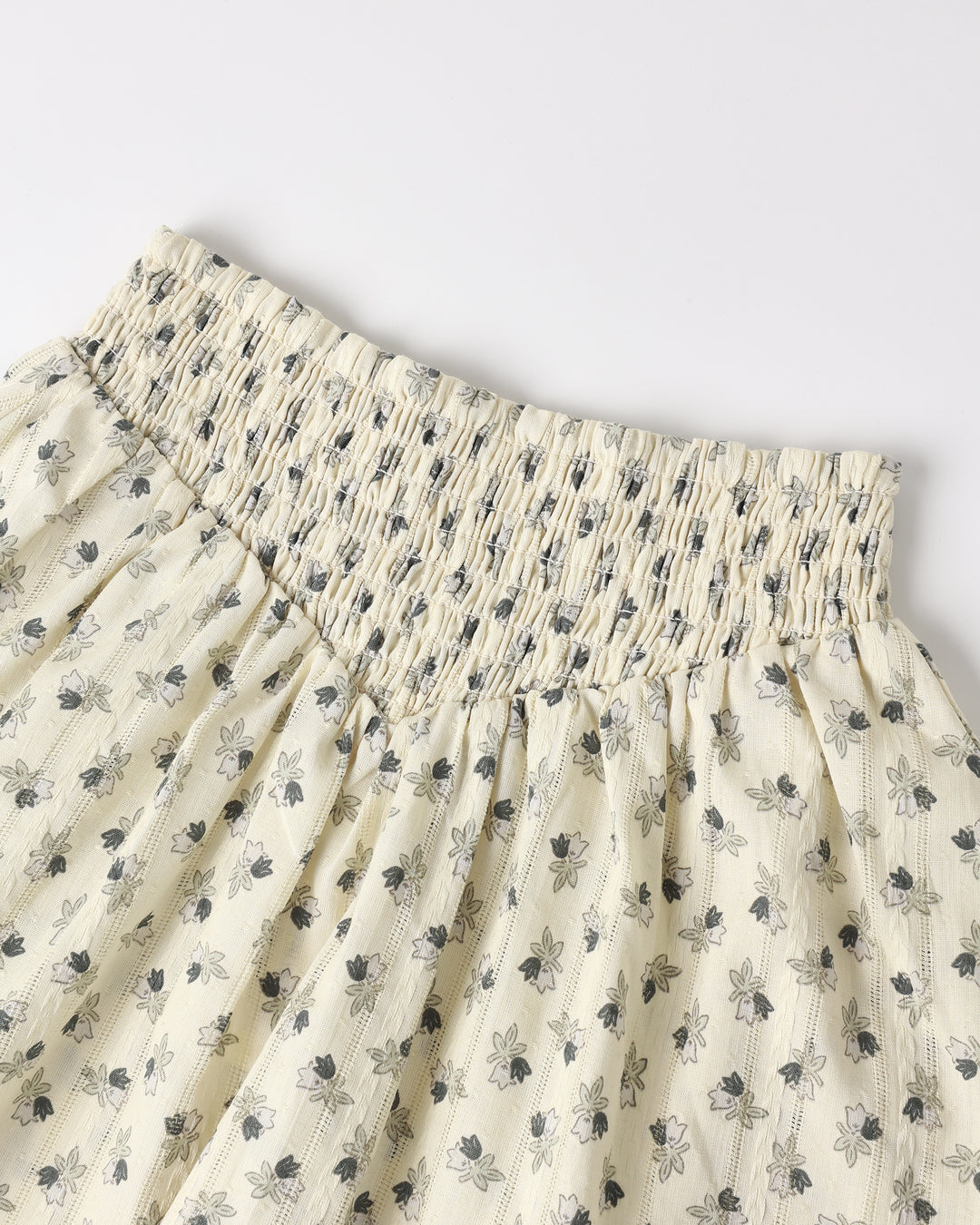 Rylee &amp; Cru Smocked V Mini Skirt in Vintage Floral