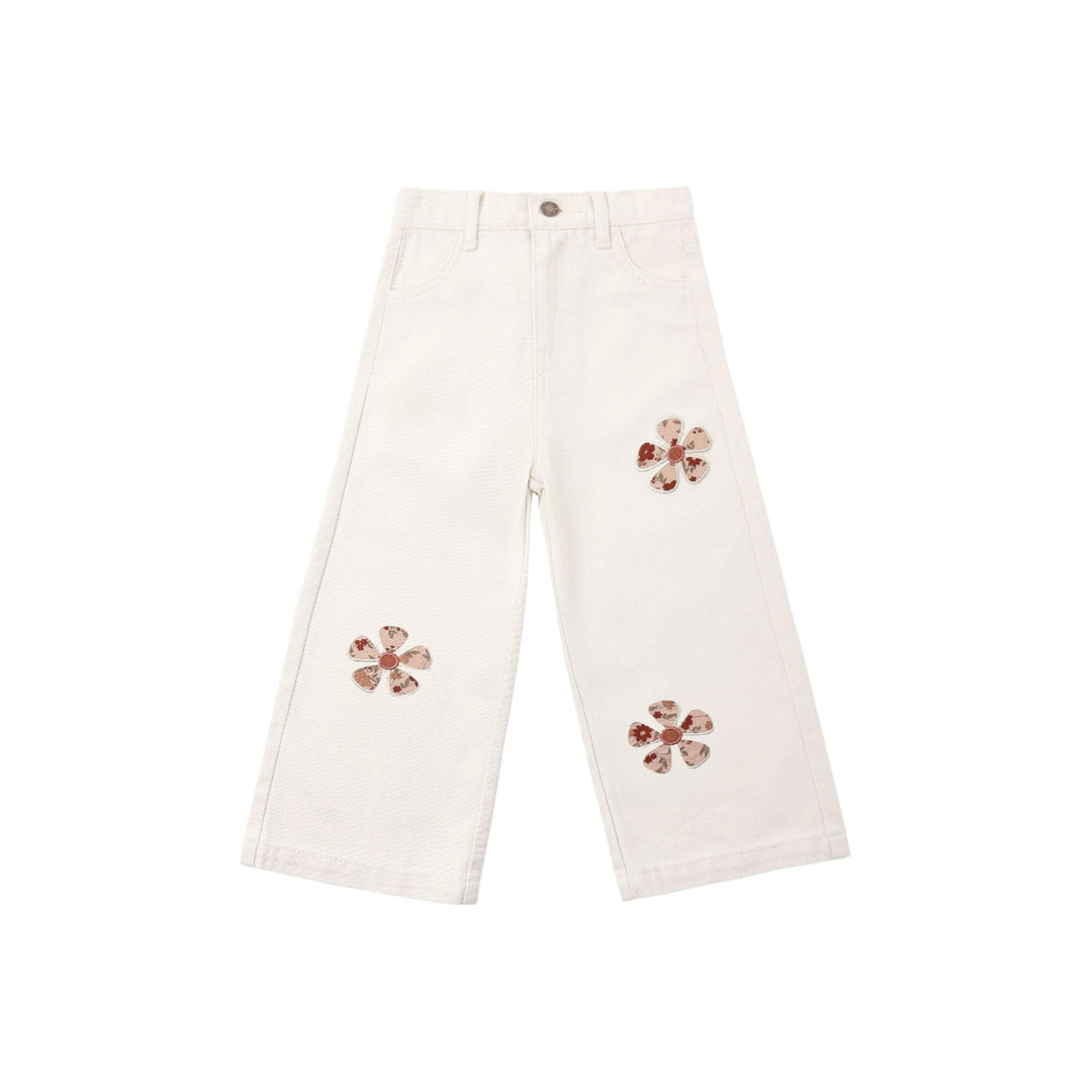 Straight Leg Pant in Daisy Patch