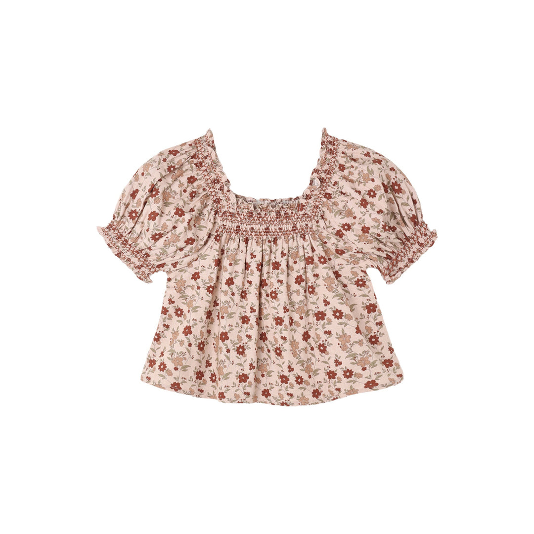 Ada Blouse in Pink Floral