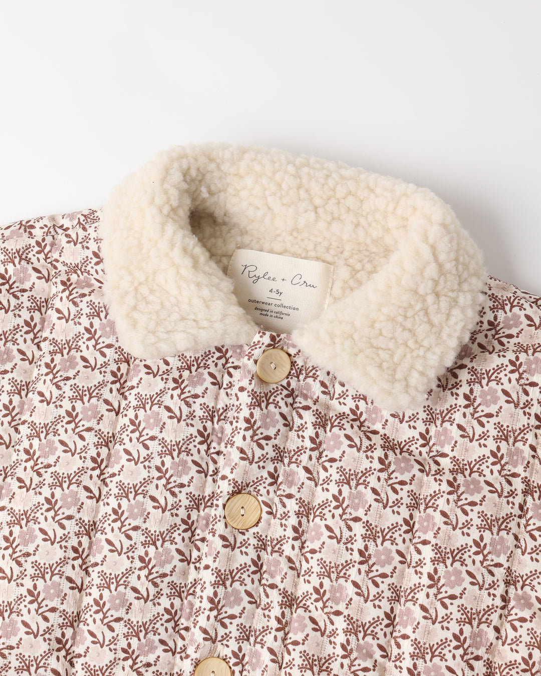 Rylee &amp; Cru Quilted Collared Coat