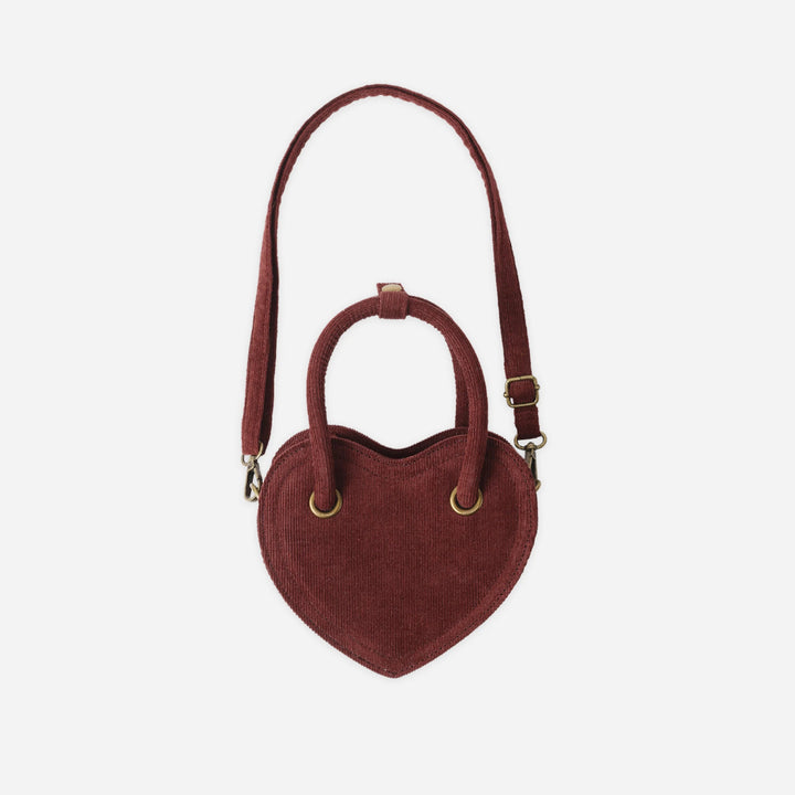 Rylee & Cru Burgundy Heart Purse