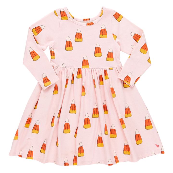 Pink Chicken Candy Corn Steph Dress (sizes 2-6)