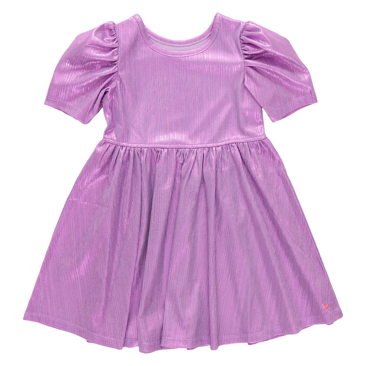 Pink Chicken Lame Laurie Dress in Lavender (size 2-6)