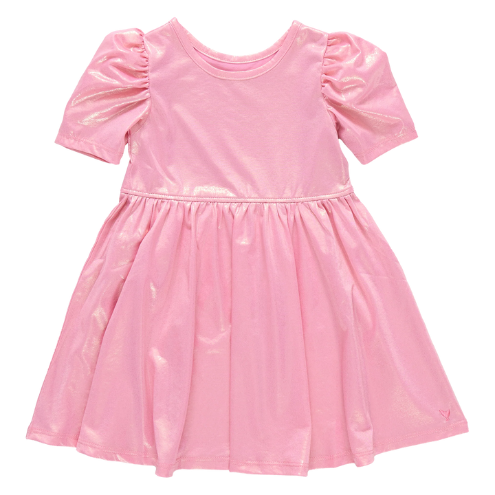 Pink Chicken Laurie Dress in Light Pink Lame (size 2-6)