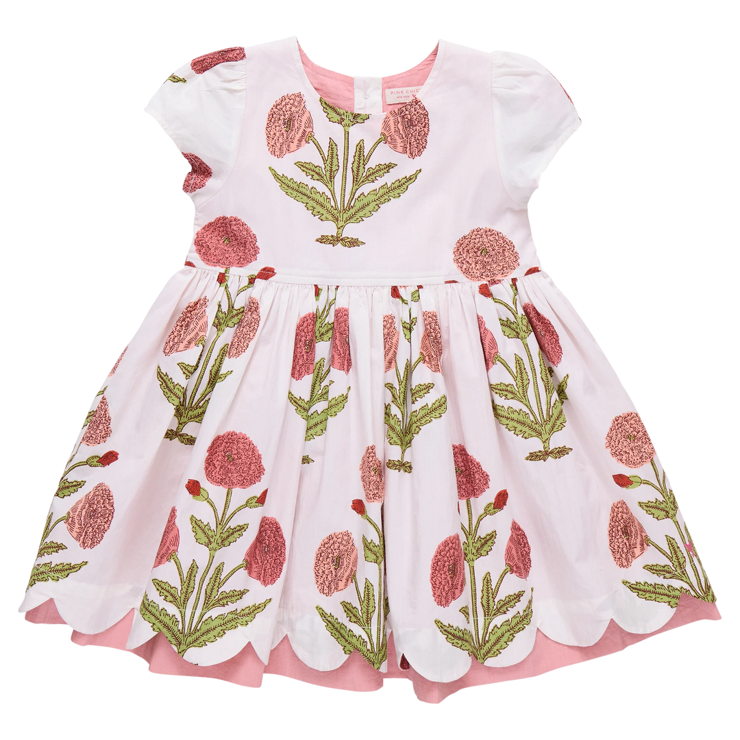 Pink Chicken Marisol Dress in Rose Dandelion (size 3-6)