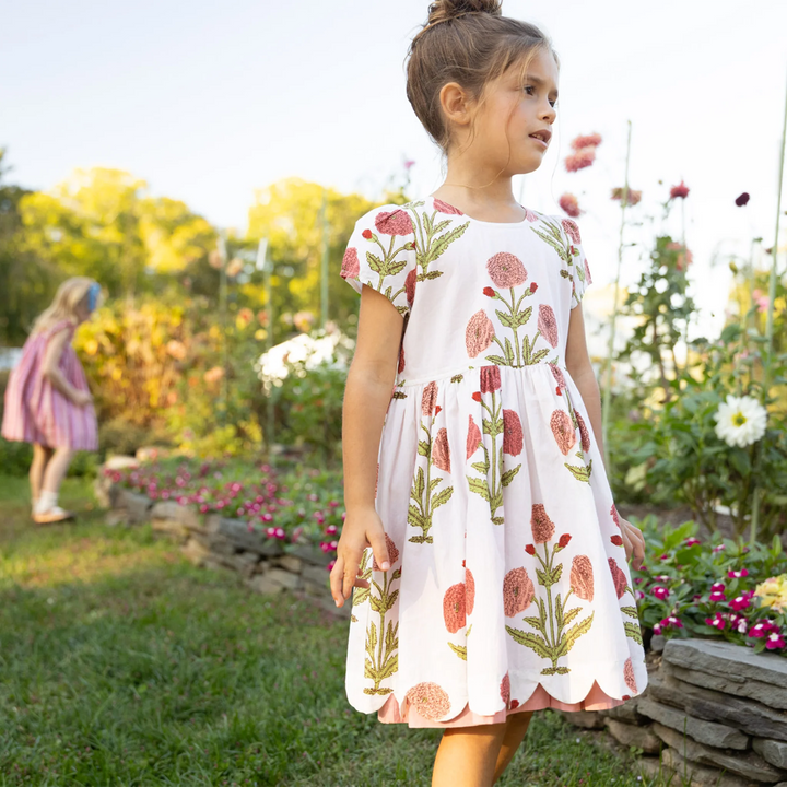Pink Chicken Marisol Dress in Rose Dandelion (size 7-10)