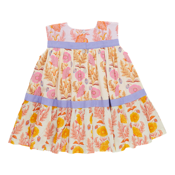 Pink Chicken Gilded Floral Krista Dress (sizes 2-6)