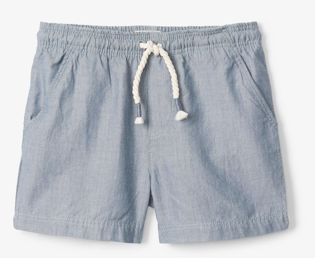 Hatley Chambray Toddler Pull on Shorts