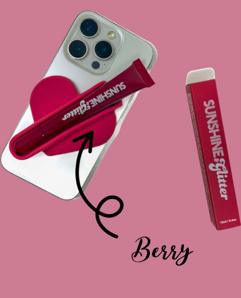 Sunshine & Glitter Kiss Keeper in Berry