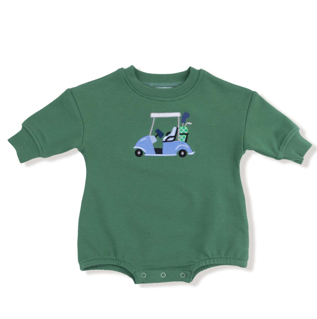Angel Dear Green Golf Sweatshirt Bubble