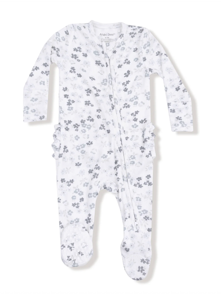 Angel Dear Caroline's Calico 2 Way Zipper Footie