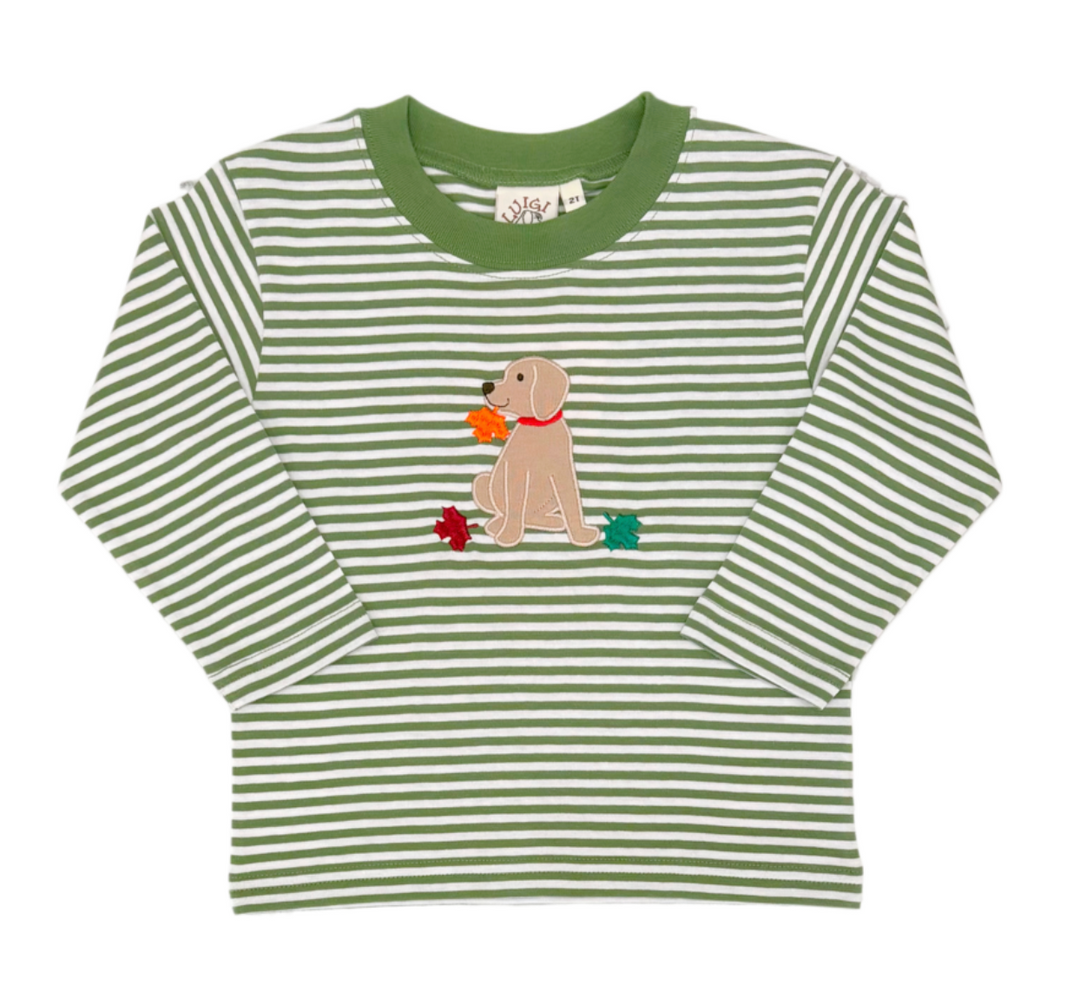 Luigi Kids Stripe Fall Lab Longsleeve Tee (2-4)