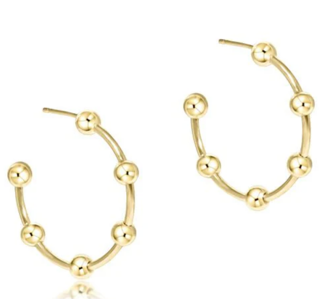 Enewton Beaded Simplic 1" Post 4mm Earring