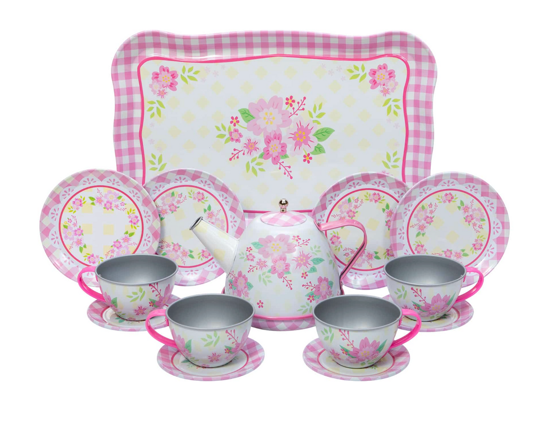 Schylling Toys Fancy Tin Tea Set