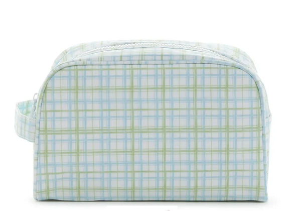 Stowaway Toiletry Bag – Classic Plaid Green