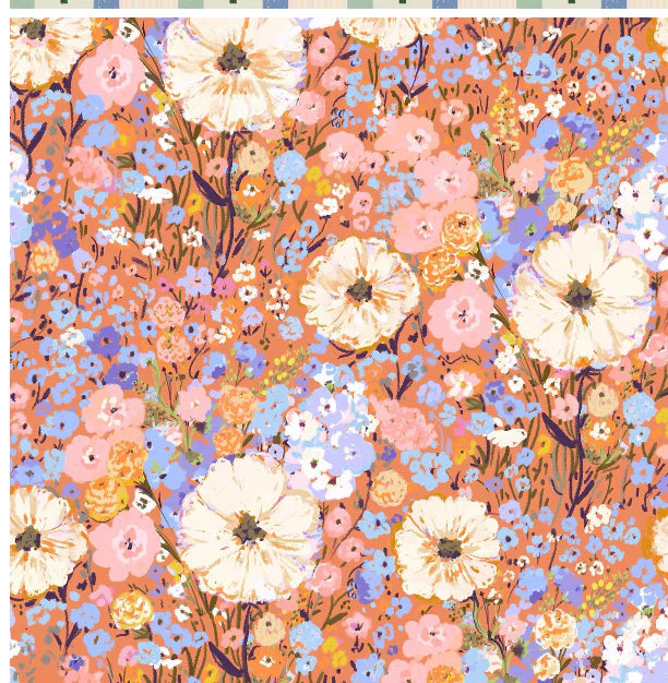 Ollie Jay Puff Twirl Dress in Pumpkin Bouquet