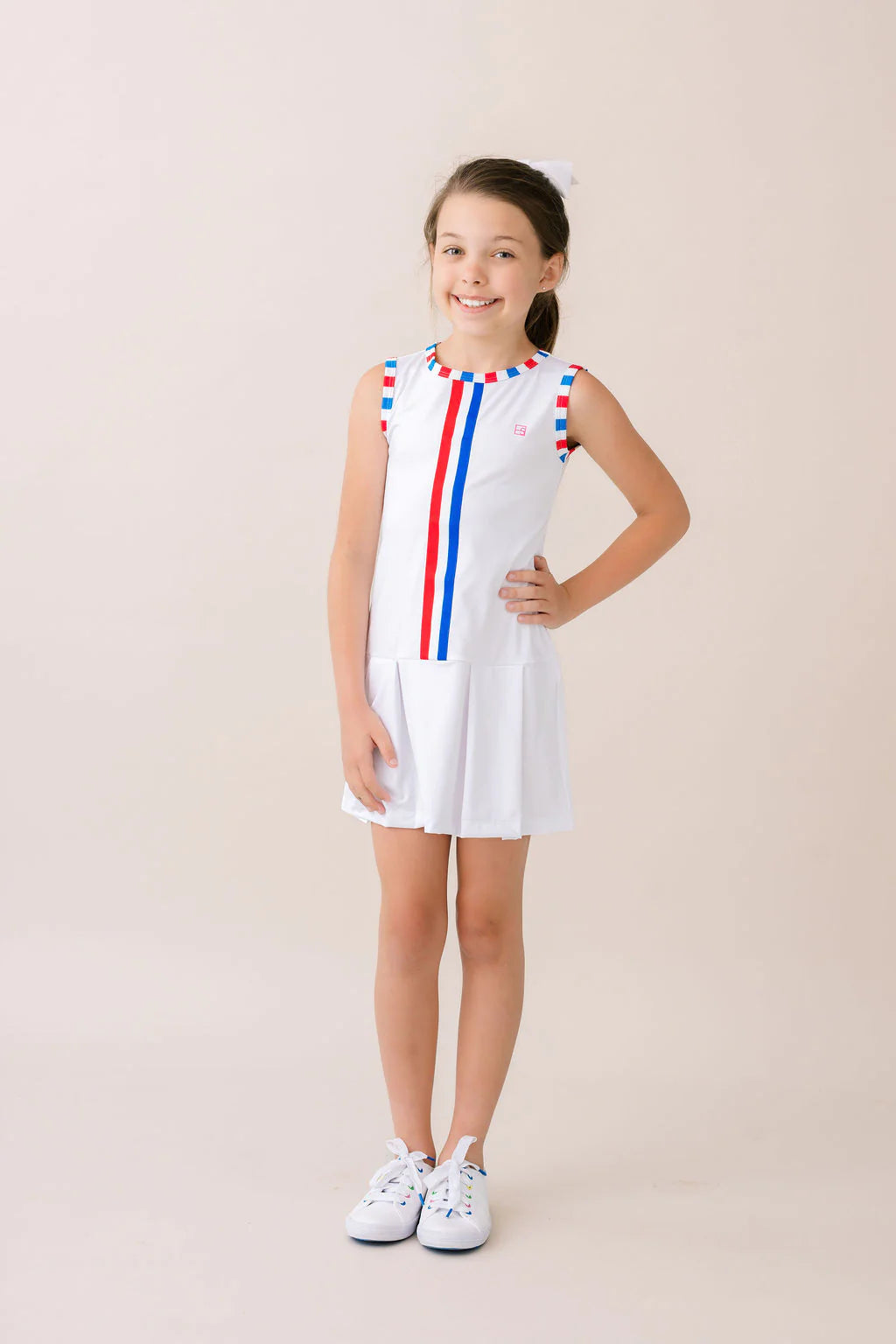 Set Athletics Renea Dress in Red, White and Blue