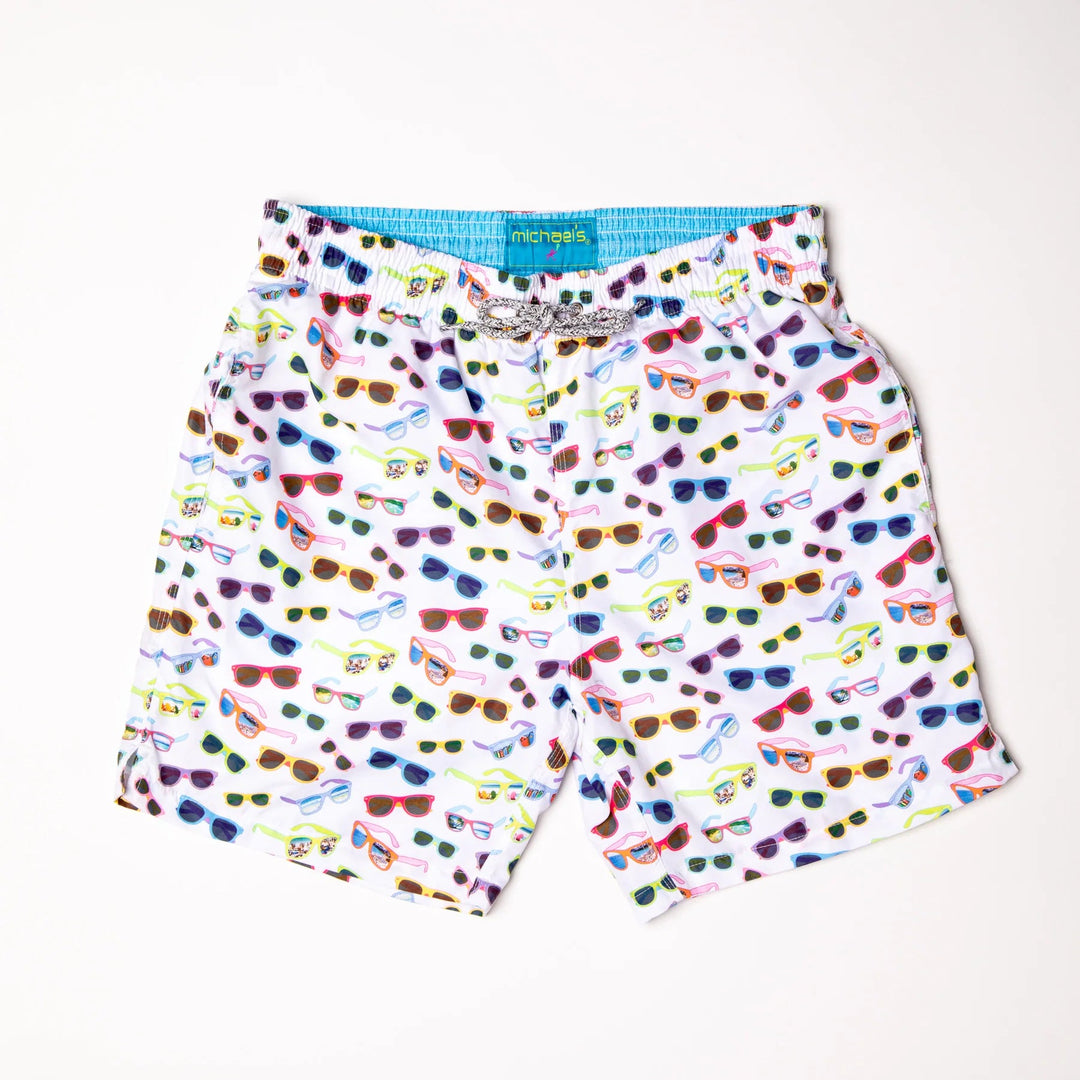 Michael's Swim Trunks in Glasses