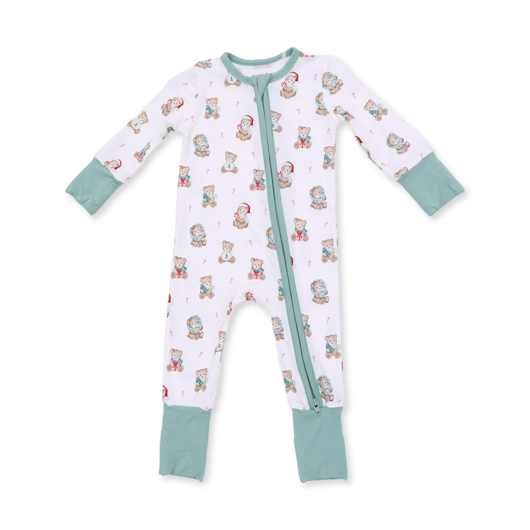 Angel Dear Christmas Teddy Bears Convertible Romper