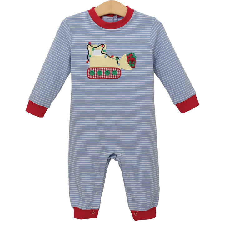 Trotter Street Kids Construction Christmas Romper