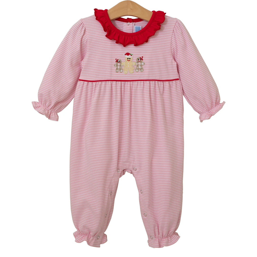 Trotter Street Kids Gingerbread Ruffle Romper