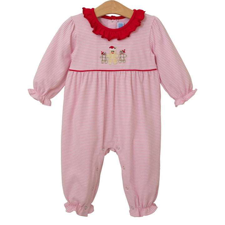 Trotter Street Kids Gingerbread Ruffle Romper