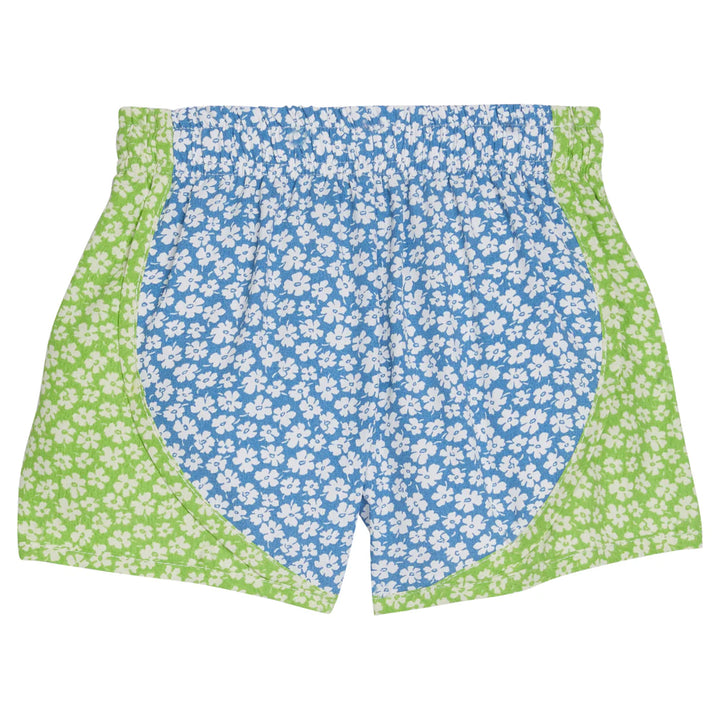 Bisby Track Shorts in Mixed Lawn Floral