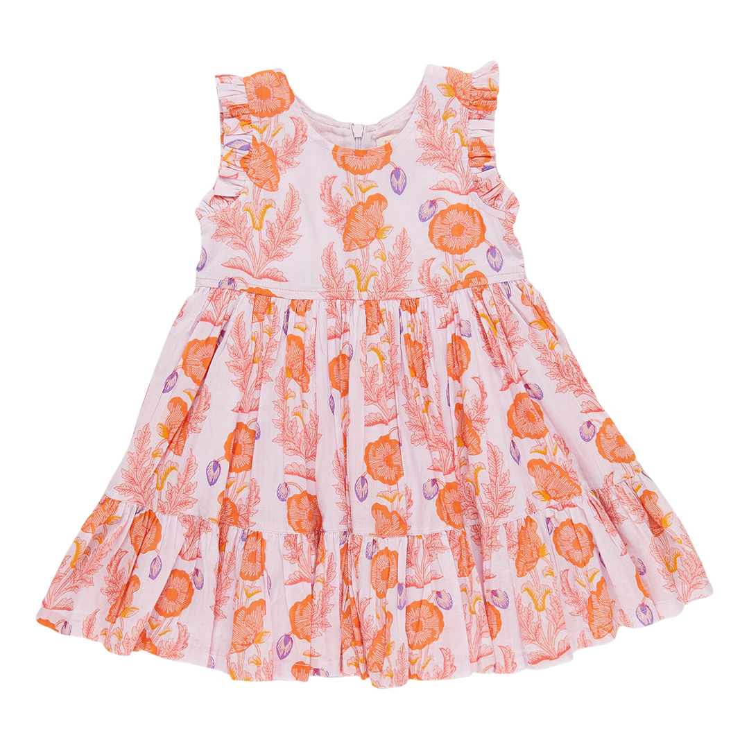 Pink Chicken Gilded Floral Kelsey Dress (sizes 2-6)