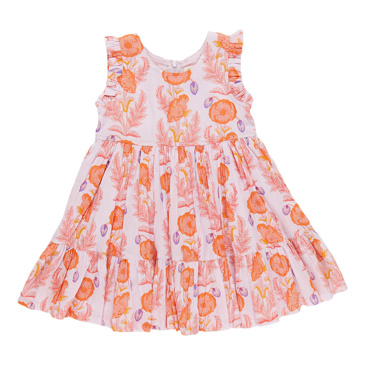 Pink Chicken Gilded Floral Kelsey Dress (sizes 7-10)