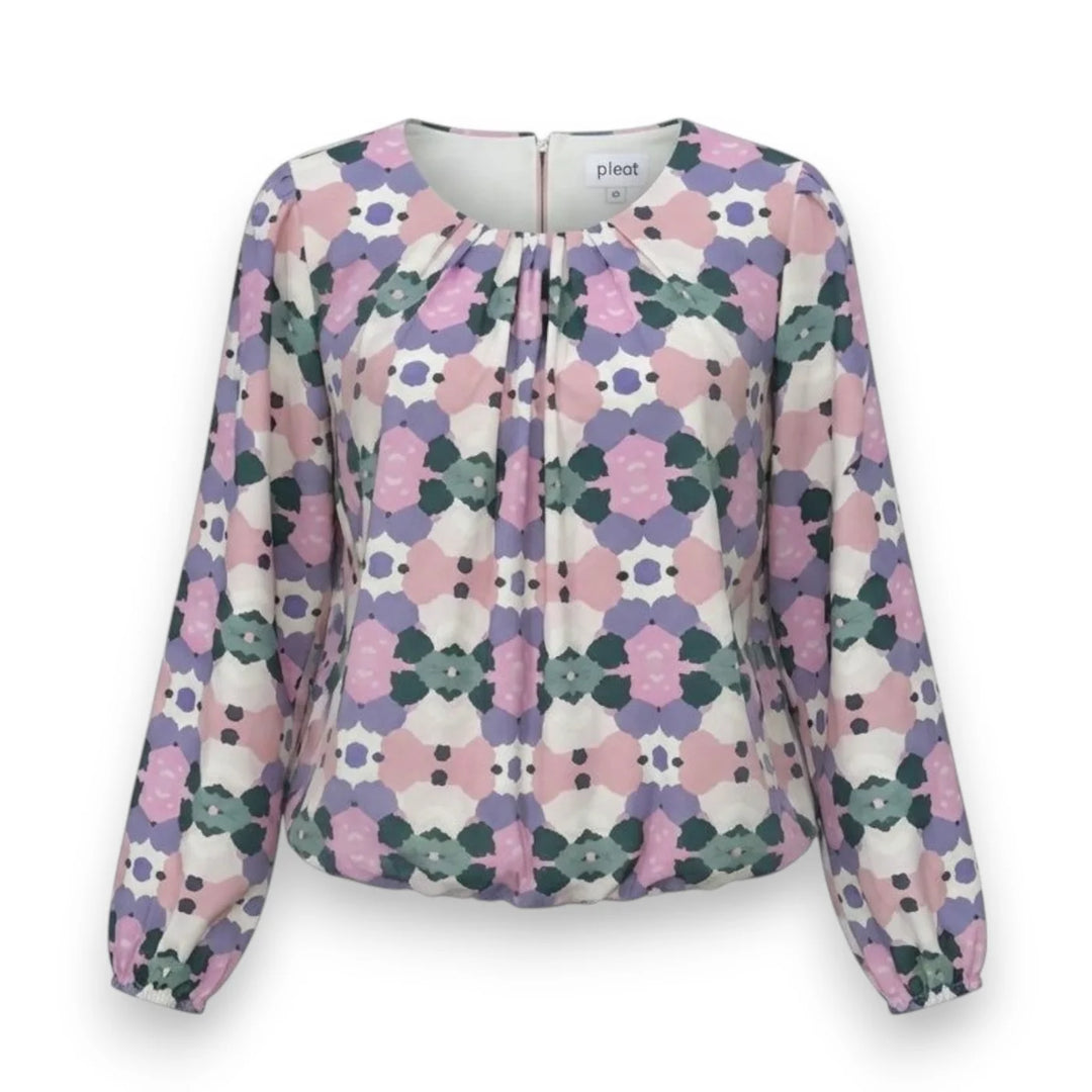 Wren Top in Hunter Ink Blot