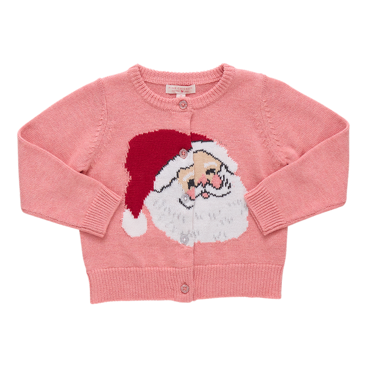 Pink Chicken Baby Maude Santa Sweater