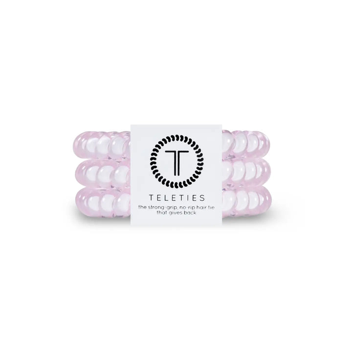 Teleties Small Hair Coils- Rose Water