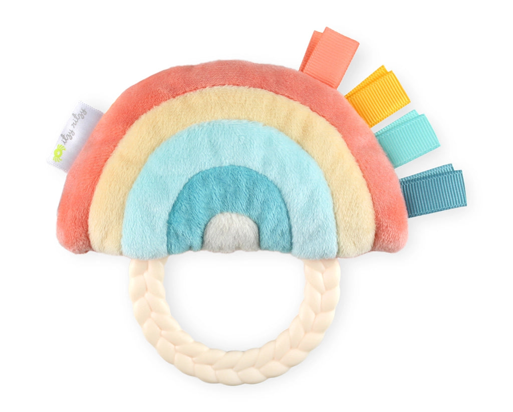 Itzy Ritzy Rainbow Ritzy Rattle with Teether