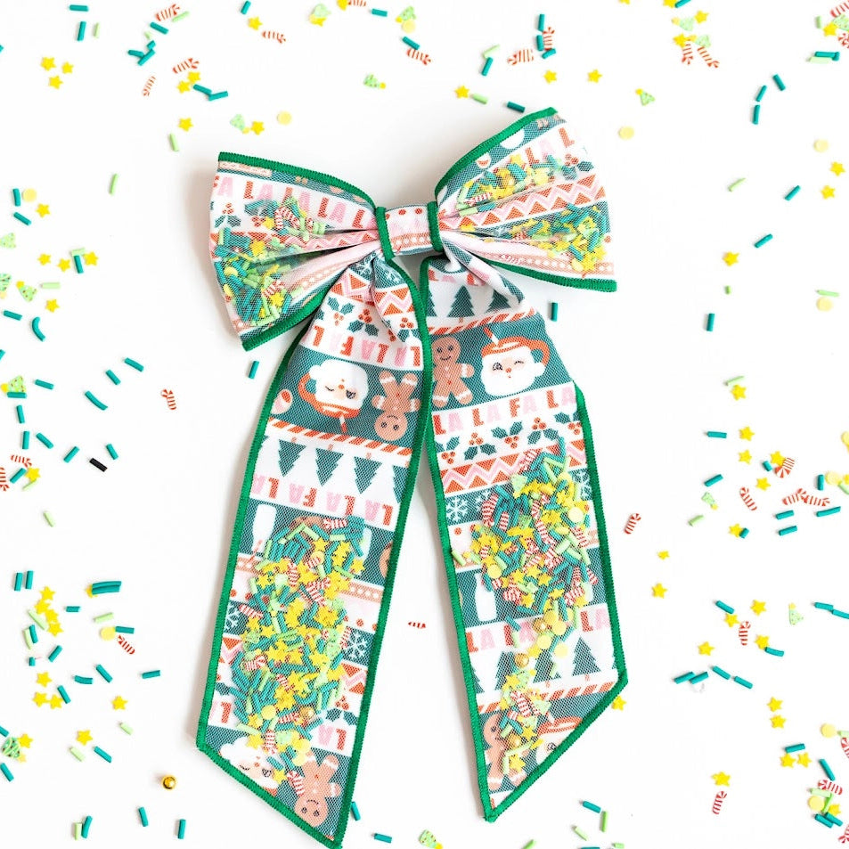 Cheeky Plum Shaker Bow- Oh What Fun!