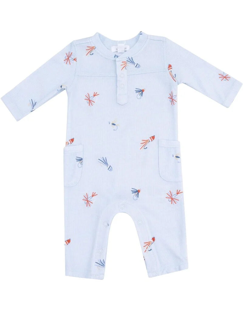 Angel Dear Fly Fishing Lures Uni Romper