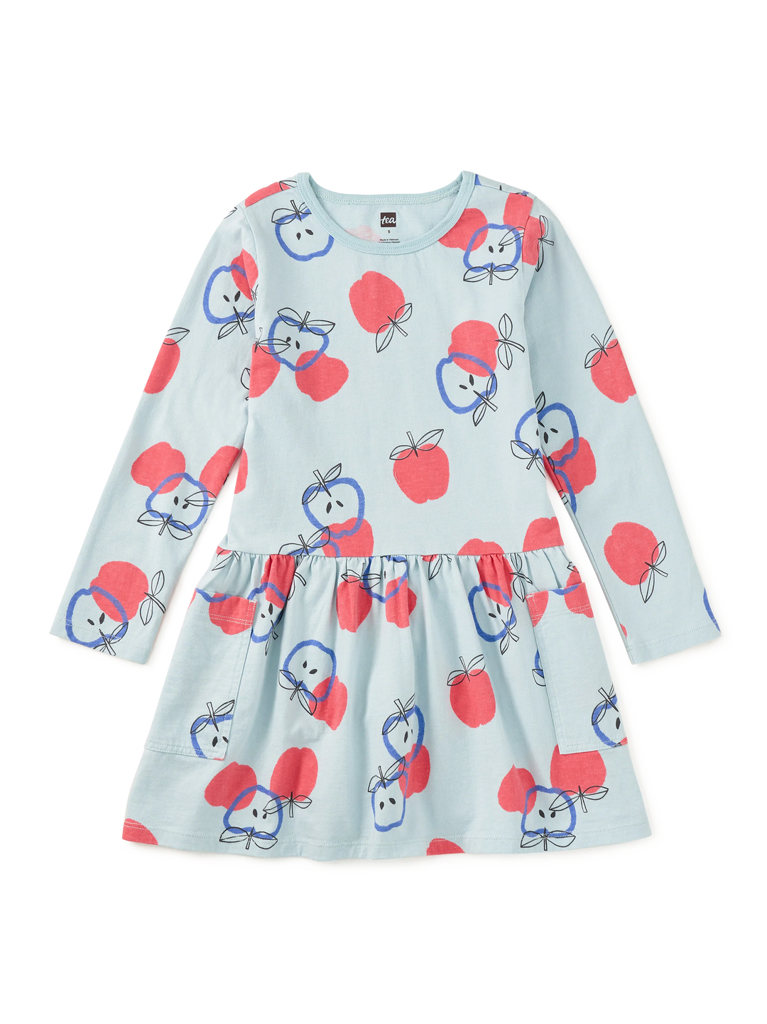 Tea Collection Pocket Dress in Apples
