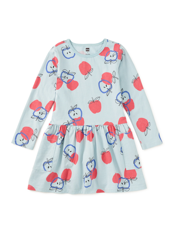 Tea Collection Pocket Dress in Apples