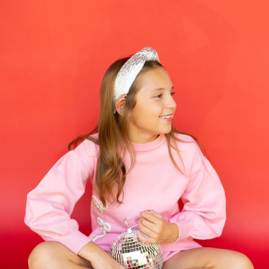 Silver Knot Headband