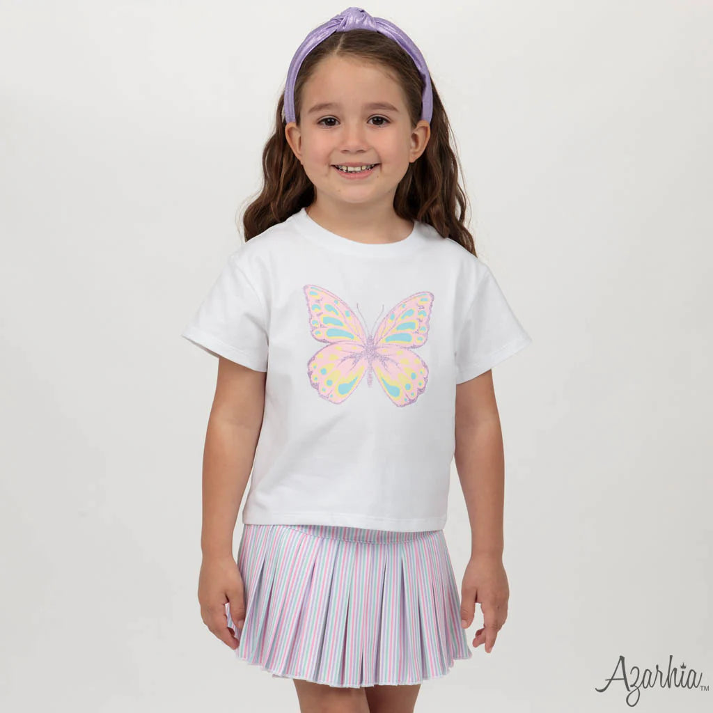 Azarhia Pretty Butterflies Boxy Tee