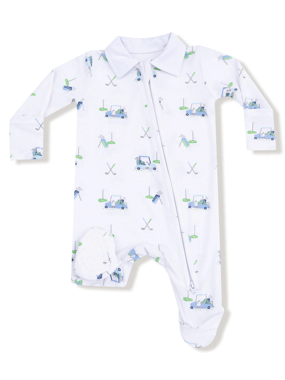 Angel Dear Blue Baby Golf Carts Polo Footie