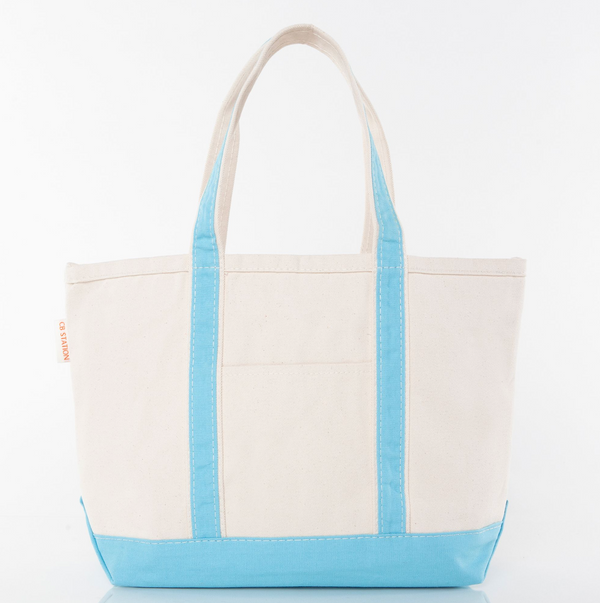Medium Classic Tote – Baby Blue