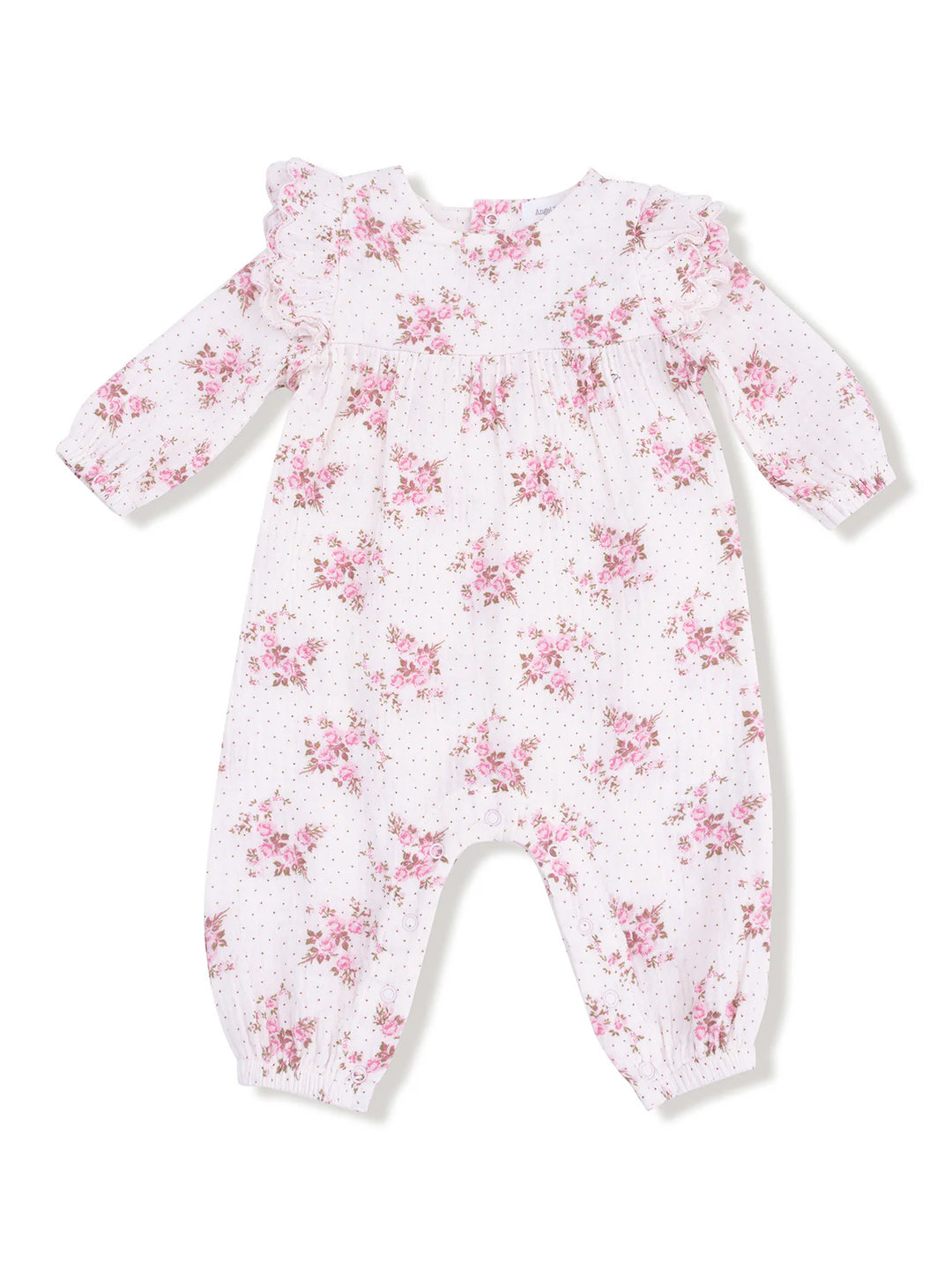 Angel Dear Belle Rosette Dot Romper