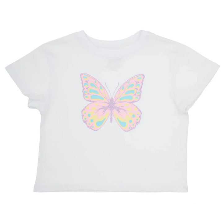 Azarhia Pretty Butterflies Boxy Tee