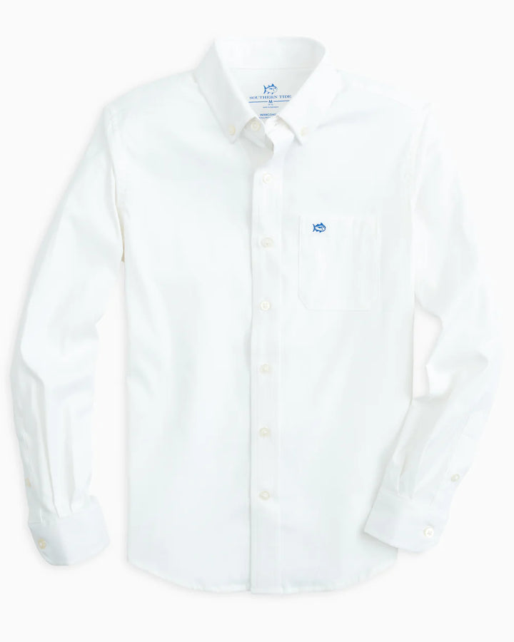Southern Tide Intercoastal Solid Sportshirt in White
