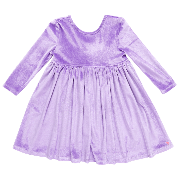 Pink Chicken Velour Steph Dress in Lavender (sizes 7-10)
