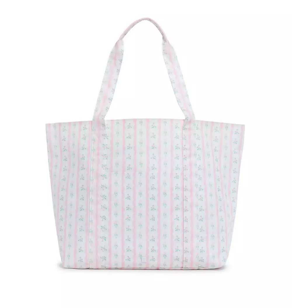 Jumbo Tote X-Large – Ribbon Floral Pink