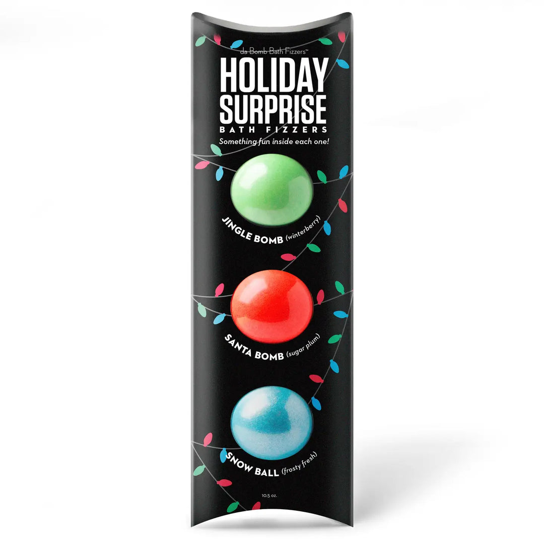 Da Bomb Jingle/Santa/Snow Bath Bomb 3 Pack