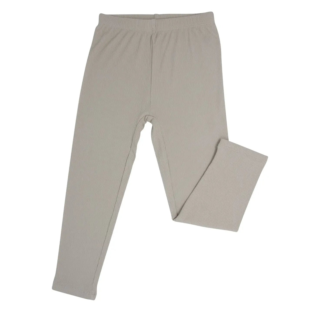 Classic Ribbed Legging in Oatmeal